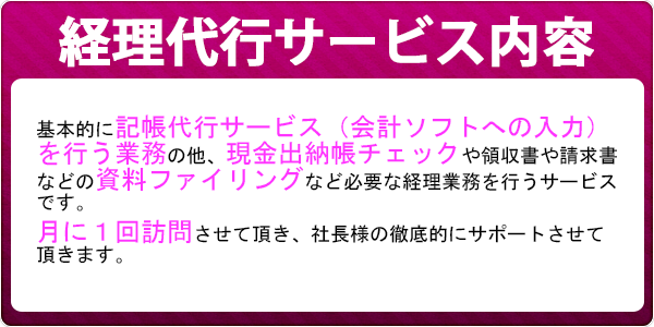 記帳代行サービス内容とは？